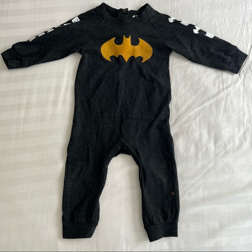Batman Long Sleeve One Piece, Size 12 months